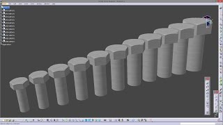 CATIA V5  PART FAMILY  SCREW [upl. by Bang496]