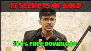 17 Secrets ofgold by Umar Punjabi 🎉  Gold Trading Courses Free Download  Forex Trading Course FREE [upl. by Engamrahc]