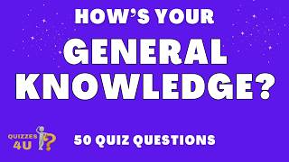 50 Questions  But How Many Can You Get Correct [upl. by Alvar]