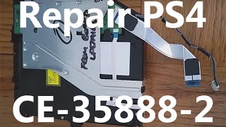 Repair PS4 CE358882 error code WITH or WITHOUT the original BDROM Logic Board  play game discs [upl. by Lissner]