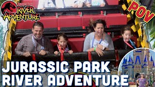 Jurassic Park River Adventure HD POV  Universals Islands of Adventure [upl. by Yoral165]