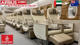 EMIRATES PREMIUM ECONOMY Ultra Long Haul on the BRAND NEW A380 from Dubai to Sydney [upl. by Midis]