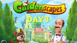 GARDENSCAPES DAY 3  Game Walkthrough [upl. by Assilym650]