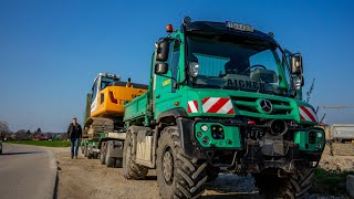 Unimog U430 in den Alpen  40T Gespann  Henne Roadtrip Teil 1 [upl. by Barta]