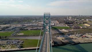 Ambassador Bridge remains the largest international suspension bridge in North America [upl. by Raymund60]