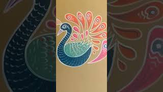 Rajsthani mandna painting youtubeshort art video [upl. by Anaujit]