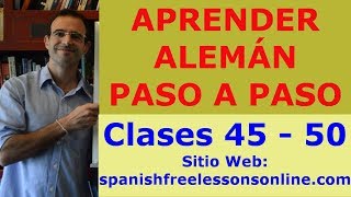 Aprender Aleman con Rodrigo Clases Aleman 4550 [upl. by Jermaine45]