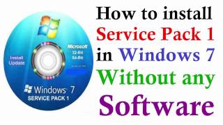 How to install service pack 1 in windows 7 Without any software  Service Pack 1 Update  in Hindi [upl. by Harvison]