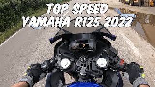 TOP SPEED YAMAHA YZF R125 2022 [upl. by Ahl]