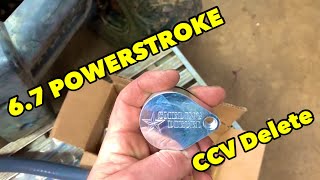 67 Powerstroke CCV delete [upl. by Ujawernalo]