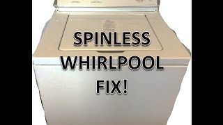 Whirlpool Washer Not Draining [upl. by Furie]