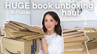 huge book unboxing haul📖🫢 40 books [upl. by Yarazed987]