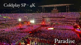 Paradise  Coldplay São Paulo 2023  4K [upl. by Jerrilee]