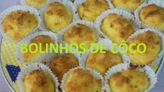 Receita Bolinhos de Côco [upl. by Flora]