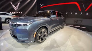 Ces 2022 First Look Electric Vehicles Ev VinFast Fisker Hyundai Mobis Chrysler AirFlow amp More [upl. by Ahsuatan]