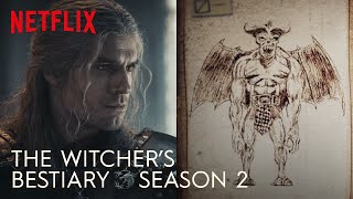 The Witchers Bestiary Season 2  Netflix [upl. by Eelsel]