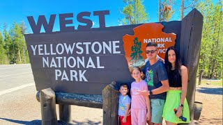 West Yellowstone Entrance Montana Geysers Waterfalls Wildlife and City Tour [upl. by Olwena]