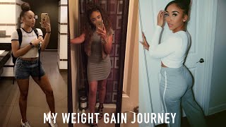 My Weight Gain Journey  From Stick to Thick tips and tricks [upl. by Illa]