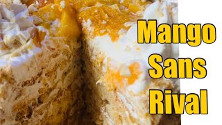 Mango Sans Rival Recipe with a Twist pinoyfood easyversion sansrival dessert julsflavorbliss [upl. by Anwahs]