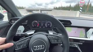 2021 Audi A3 Sportback 35 TFSI 150HP STronic  0100 kmh Acceleration  Hızlanma [upl. by Iniffit]