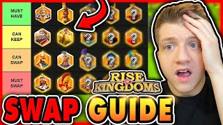 Commander Swap FAQ amp GUIDE for Rise of Kingdoms [upl. by Johnson]