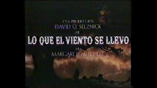 Lo que el viento se llevó Trailer en castellano [upl. by Gillett]