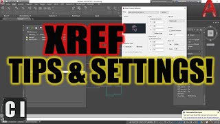 AutoCAD XREF Tips amp Settings Overlay vs Attach  More  External References  2 Minute Tuesday [upl. by Vilma]