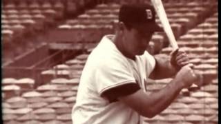 Batting with Ted Williams from 16mm film by RampM Video [upl. by Sloane18]