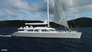 NECKER BELLE 105 Catamaran Yacht Walkthrough [upl. by Ornstead]