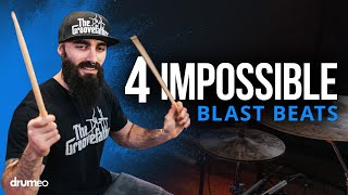 4 Impossible Blast Beats  El Estepario Siberiano [upl. by Yntirb699]