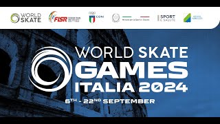 VIDEO PATTINAGGIO ARTISTICO RIMINI  WORLD SKATE GAMES 2024 quotWorldSakteGamesItalia2024quot 621092024 [upl. by Nuahsar]