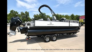 2024 Regency pontoon boat 250 DL3 w350HP V10 Verado Stock ST1002 [upl. by Annaillil566]