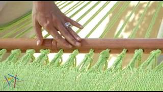 Large Grand Caribbean Nicaraguan Hammock with Spreader Bar and Fringe  Product Review Video [upl. by Orsay]