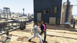 Michael beats up Rocco scene  GTA V [upl. by Dyann]