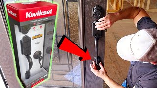 KWIKSET Door Handle Install FAST and EASY  Step By Step Instructions [upl. by Alatea]