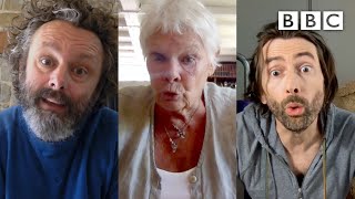 Judi Dench puts David Tennant and Michael Sheen in their place  Staged  BBC [upl. by Baten]