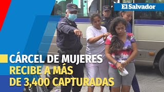 Más de 3400 mujeres capturadas en régimen de excepción de El Salvador [upl. by Eversole]