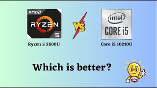 Ryzen 5 3500U vs Core i5 10210U  Which to best [upl. by Beaulieu527]