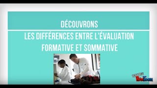 Les différences entre lévaluation formative et lévaluation sommative [upl. by Modestia]