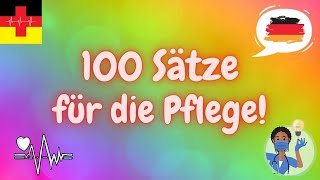 Entdecke die Top 100 Sätze für Pflegekräfte  Mit diesen Tipps sprichst du Deutsch wie ein Profi [upl. by Lettie]