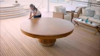 Expandable Round Dining Table [upl. by Nylaj]