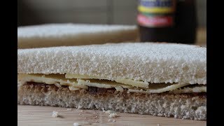 Mature Cheddar Cheese amp Branston Pickle Sandwich Recipe [upl. by Rodge]