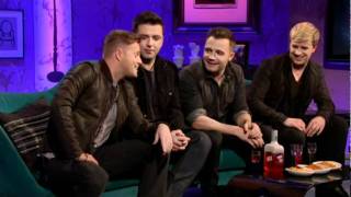 Westlife funny interview on Alan Carr Chatty Man 6th November 2011 [upl. by Ecidnac]