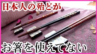 【できる大人のマナー】美しいお箸の使い方を箸ソムリエに学んだら驚きの事実が発覚！ [upl. by Rhianon]