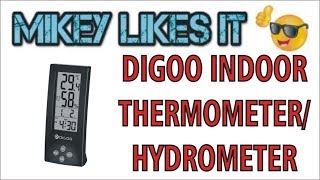 Review Digoo DGTH1177 Indoor Hygrometer Thermometer Sensor Timer Alarm Clock from Banggood [upl. by Zorina]