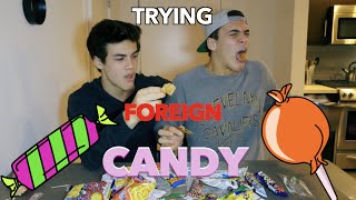 Trying Foreign Candy  Dolan Twins [upl. by Abby]