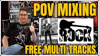 POV Mixing ROCK  FREE MultiTracks [upl. by Aicerg745]