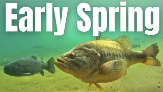 EARLY SPRING Bass Fishing COMPLETE GUIDE How To Locate Prespawn Bass [upl. by Wenonah]