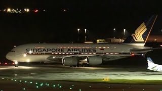 STUNNING Night Flights  Melbourne Airport Plane Spotting [upl. by Ephraim]