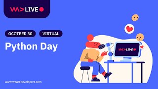 WeAreDevelopers LIVE  Python Day [upl. by Viking]